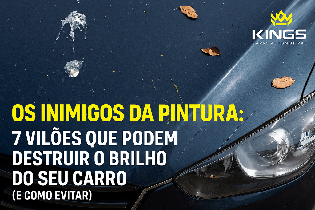 Os Inimigos da Pintura: 7 Vilões Que Podem Destruir o Brilho do Seu Carro (e Como Evitar)