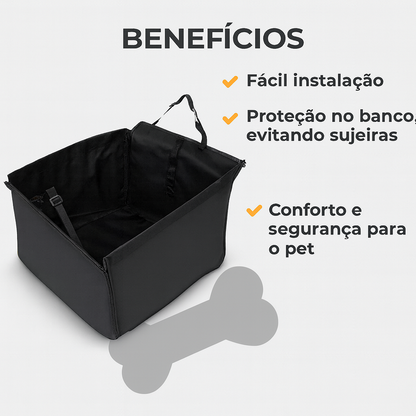 Cadeira Protetora Carro Impermeável Transporte Pet
